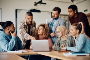 TAFEのキャンパスで勉強する学生のイメージ